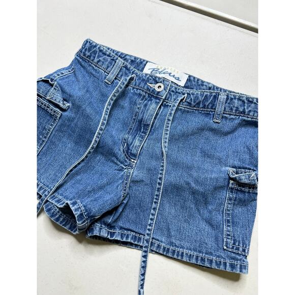 Vintage 90’s Express Blues shorts Y2K women size 3/4 Great condition Retro - Picture 3 of 9